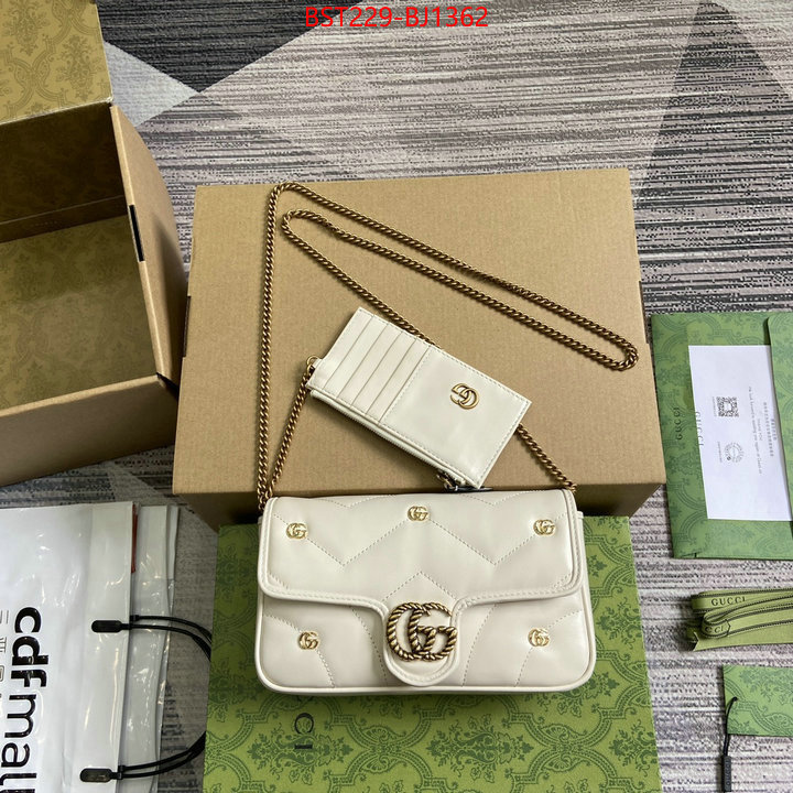 Gucci Bags(TOP)-Marmont best quality replica ID: BJ1362 $: 229USD,