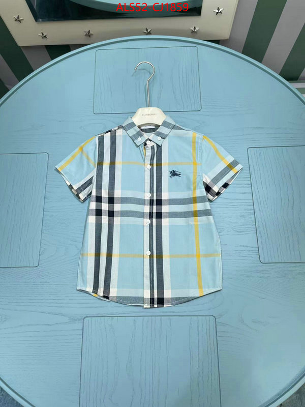 Kids clothing-Burberry replica 1:1 ID: CJ1859 $: 52USD