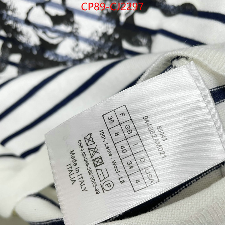 Clothing-Dior the highest quality fake ID: CJ2297 $: 89USD