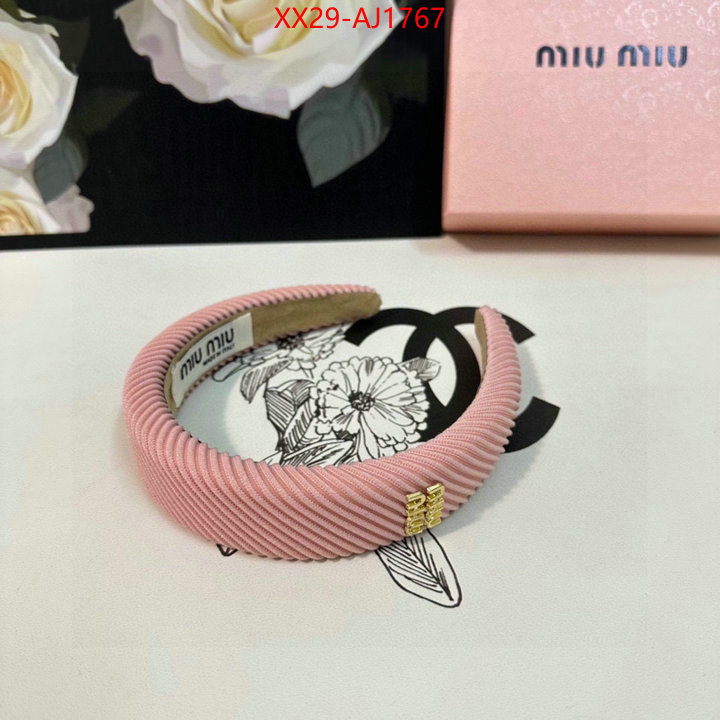 Hair band-MIU MIU replica 2024 perfect luxury ID: AJ1767 $: 29USD