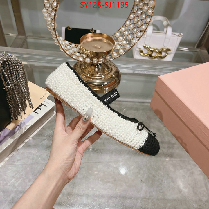 Women Shoes-Miu Miu what is a 1:1 replica ID: SJ1195 $: 125USD