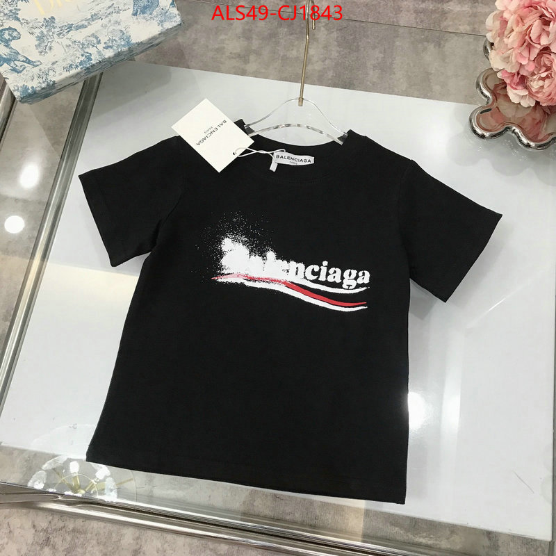 Kids clothing-Balenciaga aaaaa quality replica ID: CJ1843 $: 49USD