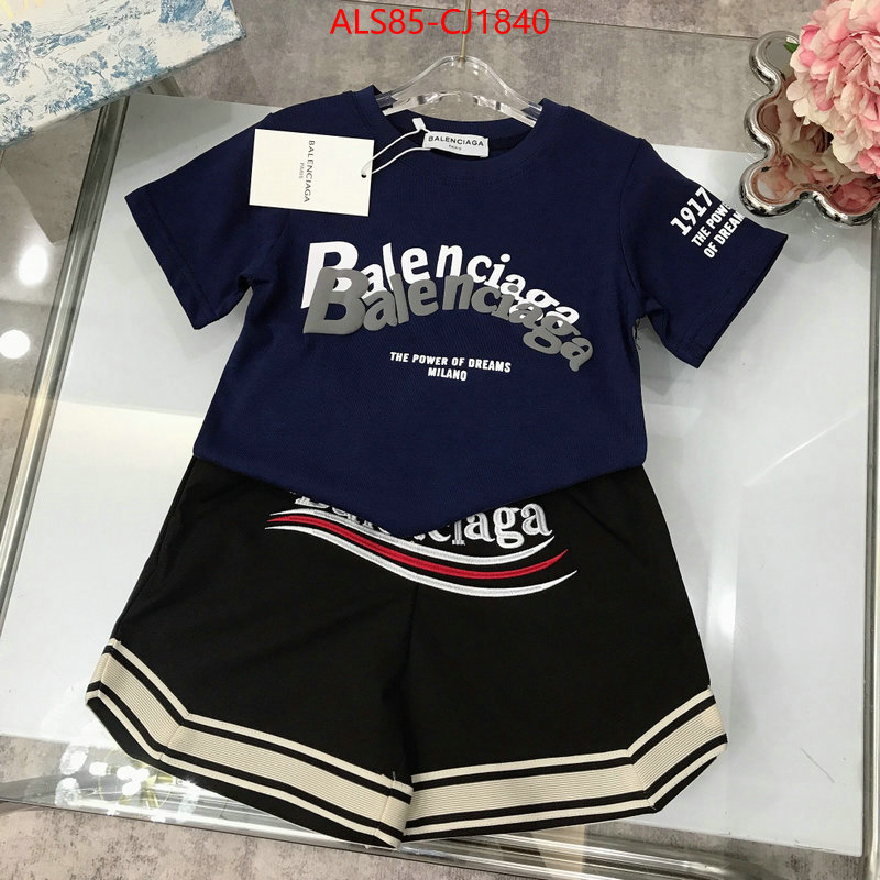 Kids clothing-Balenciaga replica 2024 perfect luxury ID: CJ1840 $: 85USD