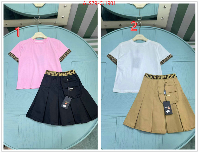 Kids clothing-Fendi wholesale 2024 replica ID: CJ1901 $: 79USD