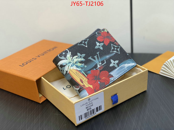 LV Bags(TOP)-Wallet best replica 1:1 ID: TJ2106 $: 65USD,