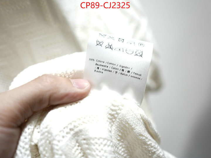 Clothing-Fendi cheap wholesale ID: CJ2325 $: 89USD