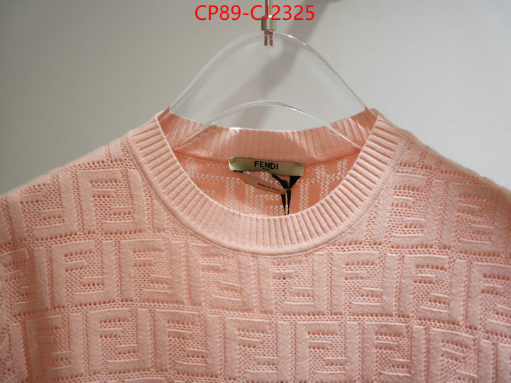 Clothing-Fendi cheap wholesale ID: CJ2325 $: 89USD