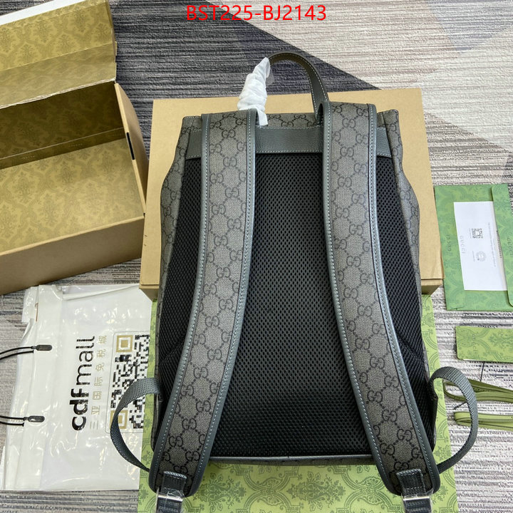 Gucci Bags(TOP)-Backpack- outlet 1:1 replica ID: BJ2143 $: 225USD,