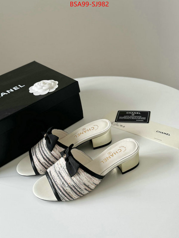 Women Shoes-Chanel high-end designer ID: SJ982 $: 99USD