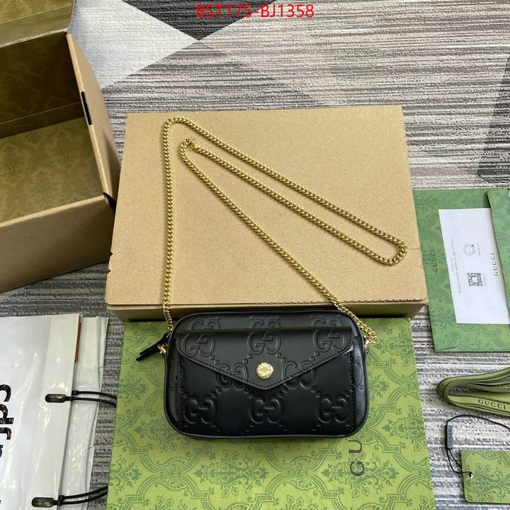 Gucci Bags(TOP)-Crossbody- wholesale replica shop ID: BJ1358 $: 175USD,