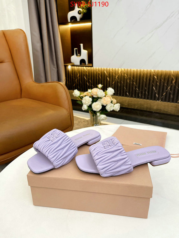 Women Shoes-Miu Miu wholesale designer shop ID: SJ1190 $: 89USD