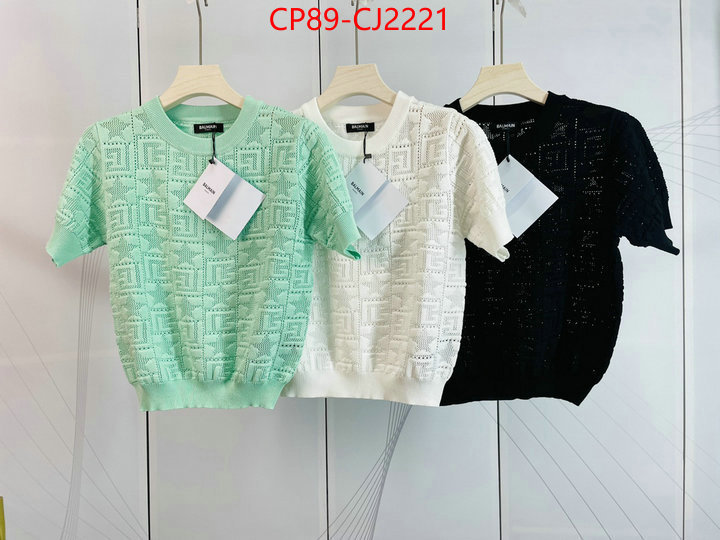 Clothing-Balmain best replica quality ID: CJ2221 $: 89USD