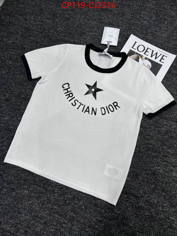 Clothing-Dior replica 1:1 high quality ID: CJ2316 $: 119USD