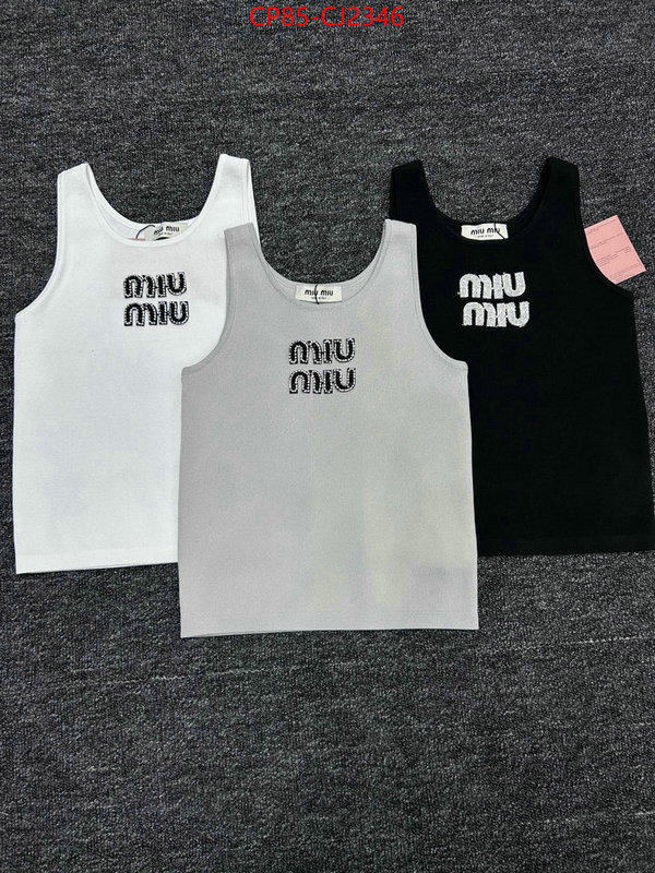 Clothing-MIU MIU unsurpassed quality ID: CJ2346 $: 85USD