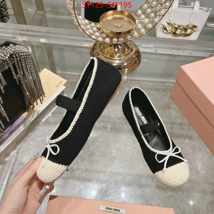 Women Shoes-Miu Miu what is a 1:1 replica ID: SJ1195 $: 125USD