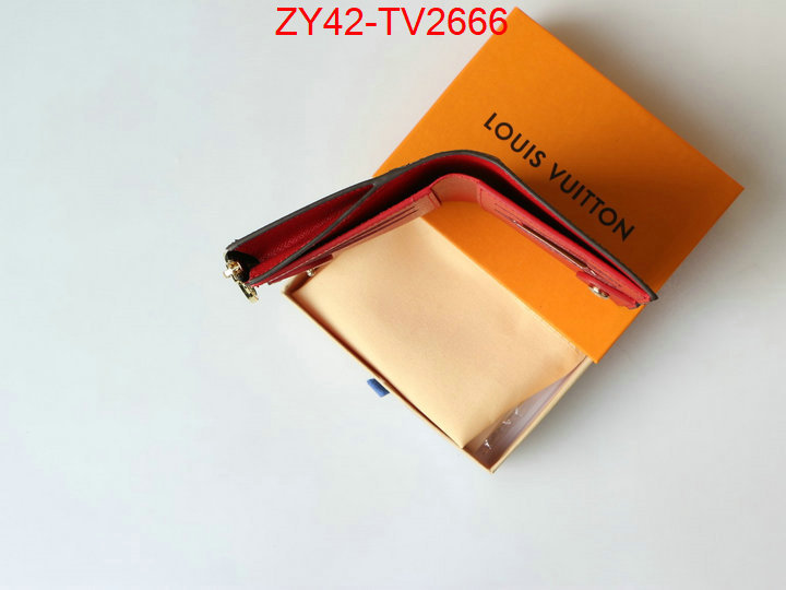 LV Bags(4A)-Wallet where quality designer replica ID: TV2666 $: 42USD,