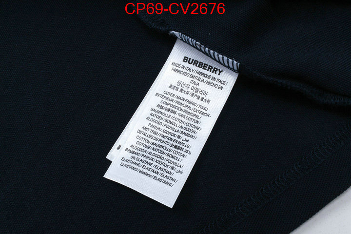 Clothing-Burberry new designer replica ID: CV2676 $: 69USD