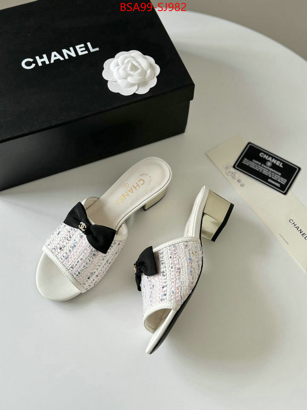 Women Shoes-Chanel high-end designer ID: SJ982 $: 99USD