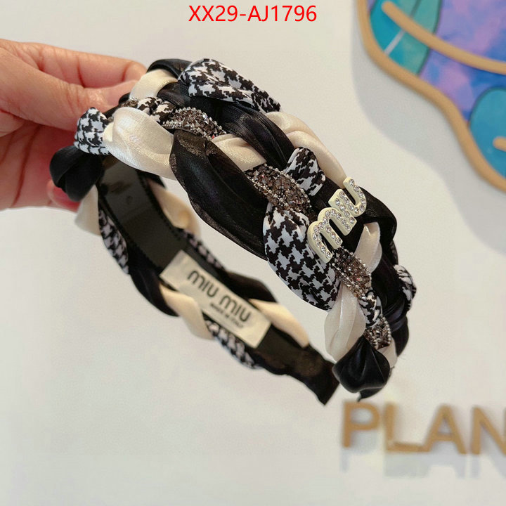 Hair band-MIU MIU high quality customize ID: AJ1796 $: 29USD