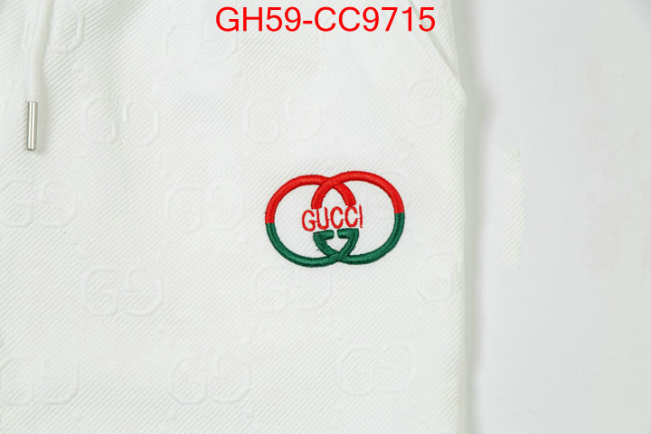 Clothing-Gucci aaaaa+ quality replica ID: CC9715 $: 59USD