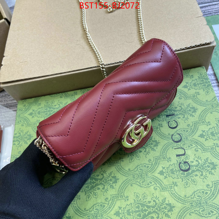 Gucci Bags(TOP)-Marmont top fake designer ID: BJ2072 $: 155USD,