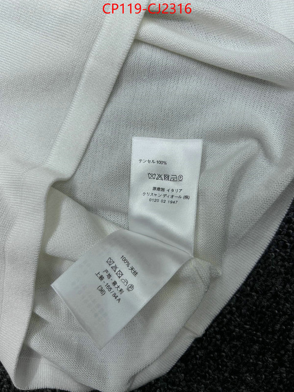 Clothing-Dior replica 1:1 high quality ID: CJ2316 $: 119USD