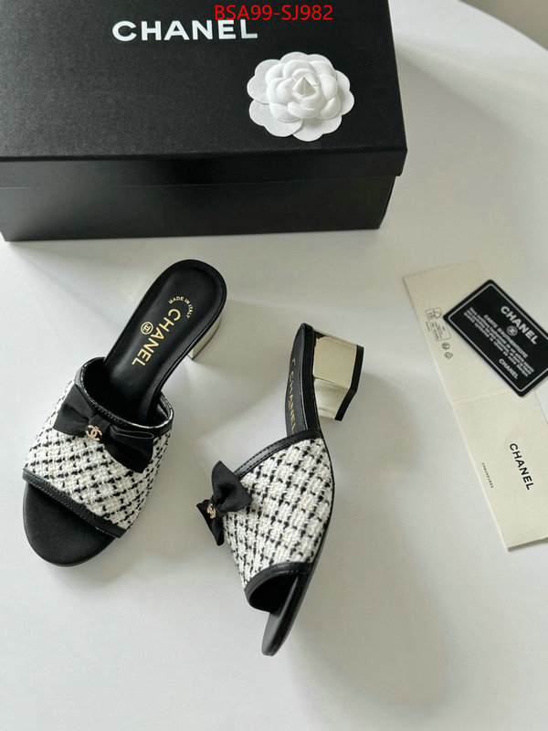 Women Shoes-Chanel high-end designer ID: SJ982 $: 99USD