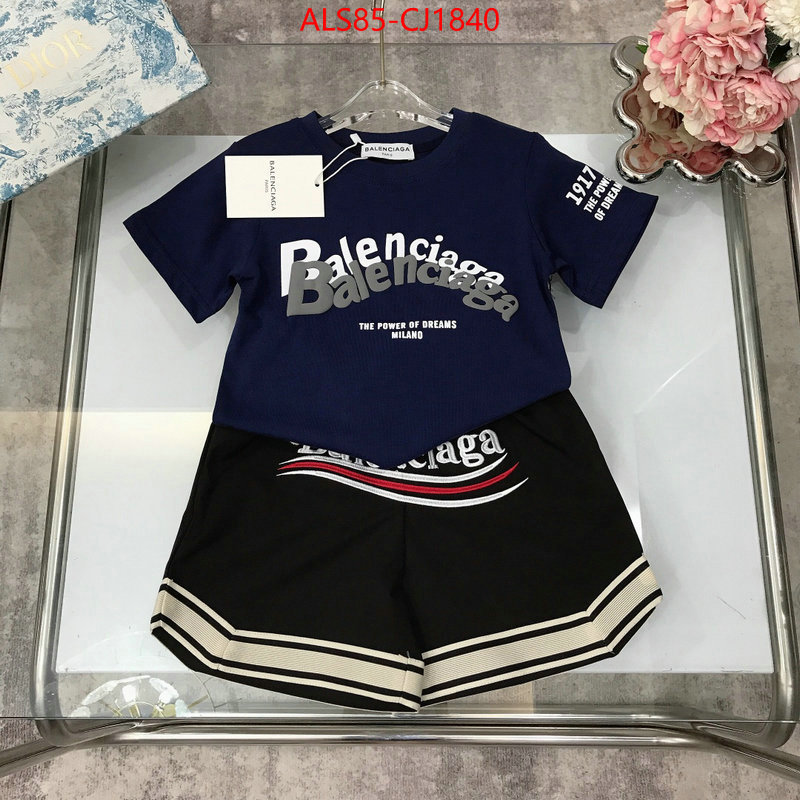 Kids clothing-Balenciaga replica 2024 perfect luxury ID: CJ1840 $: 85USD