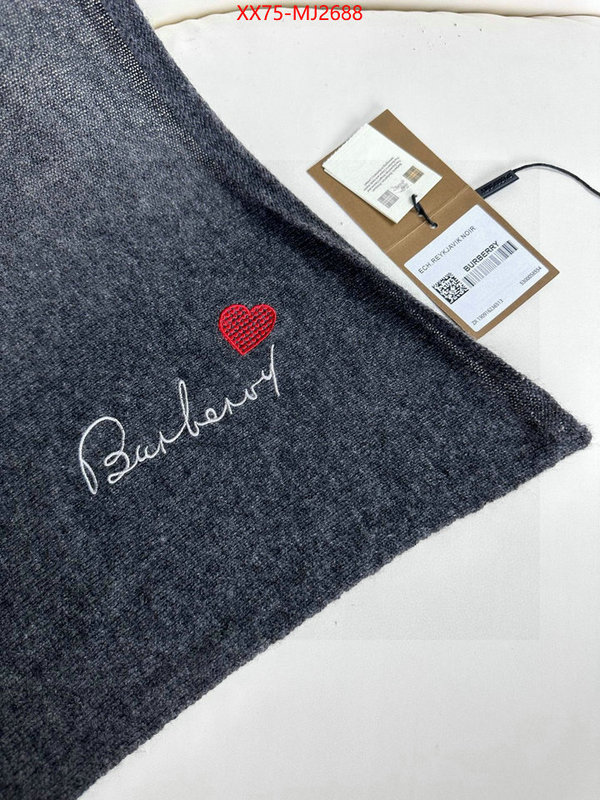 Scarf-Burberry wholesale ID: MJ2688 $: 75USD