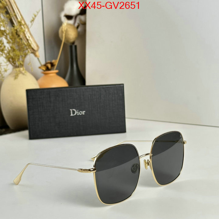 Glasses-Dior where quality designer replica ID: GV2651 $: 45USD