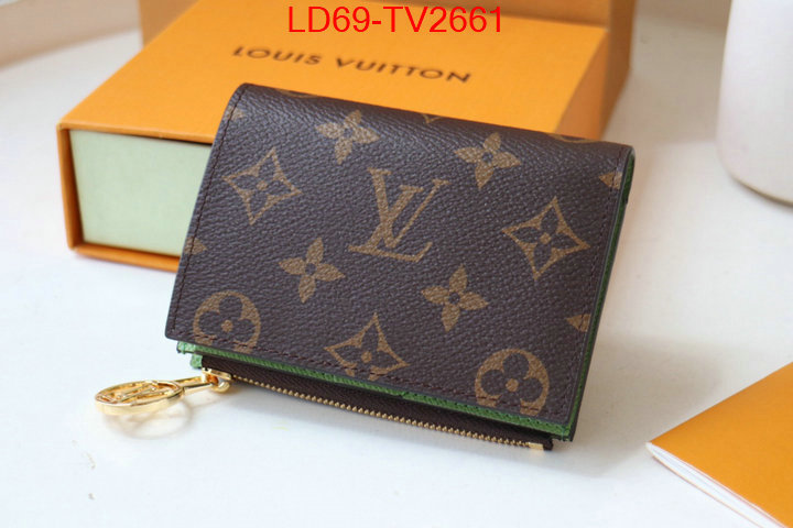 LV Bags(TOP)-Wallet high quality customize ID: TV2661 $: 69USD,