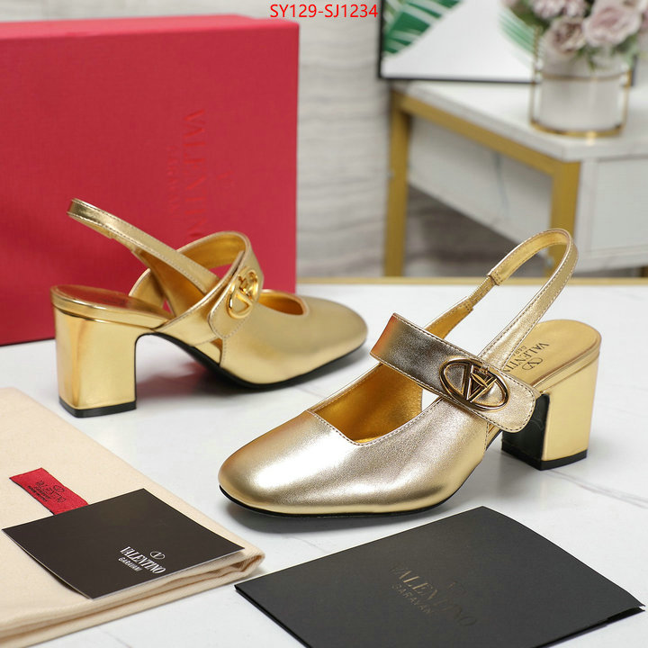 Women Shoes-Valentino replica shop ID: SJ1234 $: 129USD