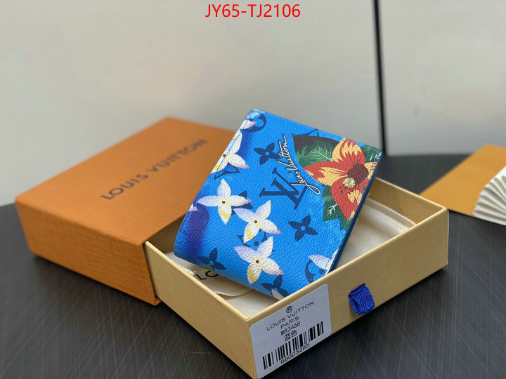 LV Bags(TOP)-Wallet best replica 1:1 ID: TJ2106 $: 65USD,