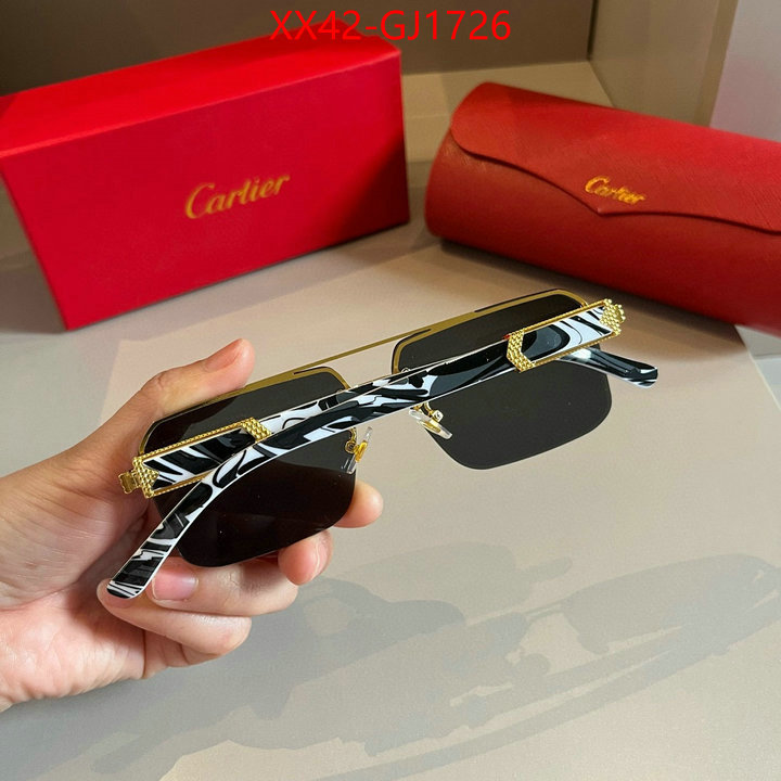 Glasses-Cartier from china 2024 ID: GJ1726 $: 42USD