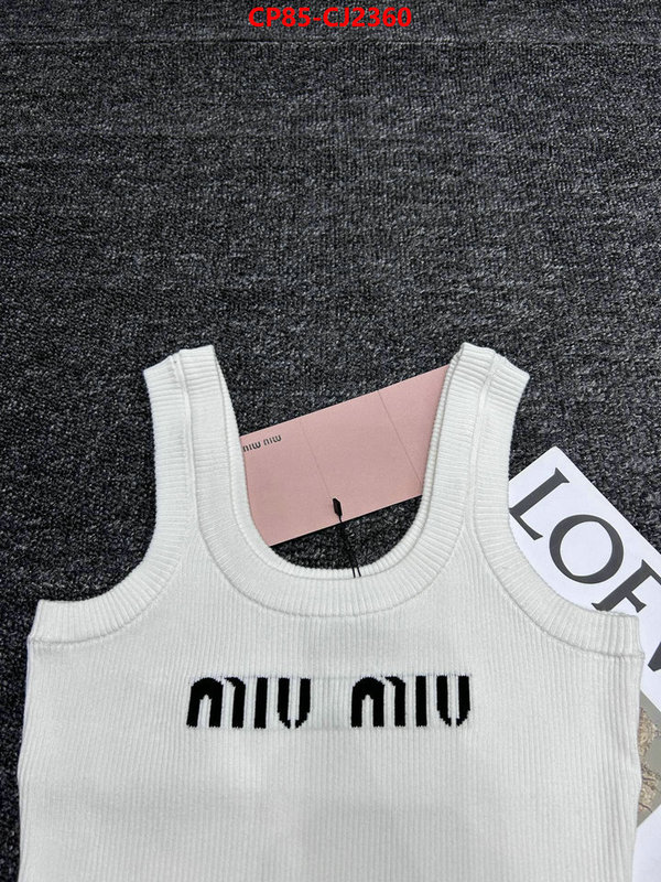 Clothing-MIU MIU replica for cheap ID: CJ2360 $: 85USD