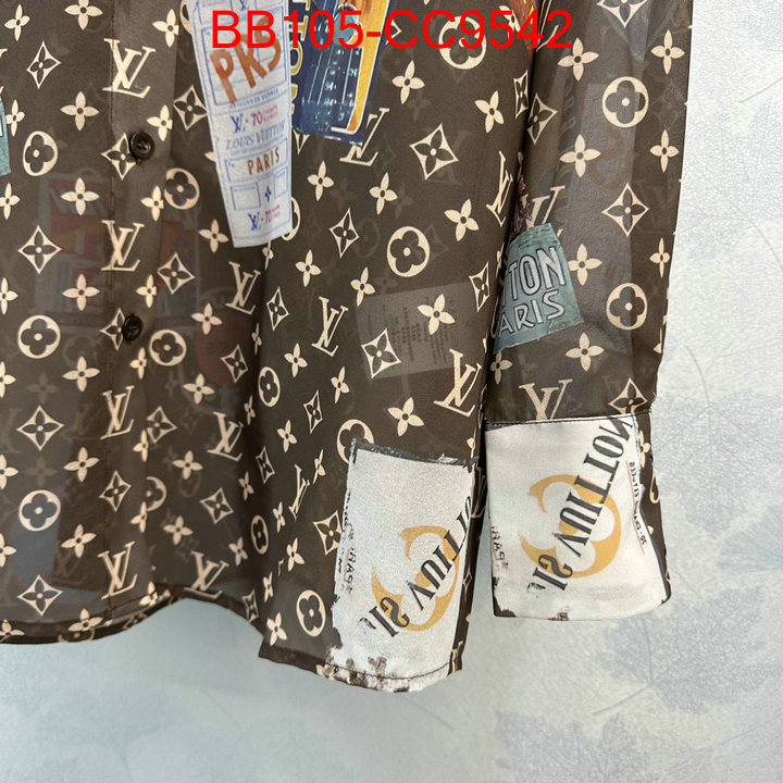 Clothing-LV what is top quality replica ID: CC9542 $: 105USD