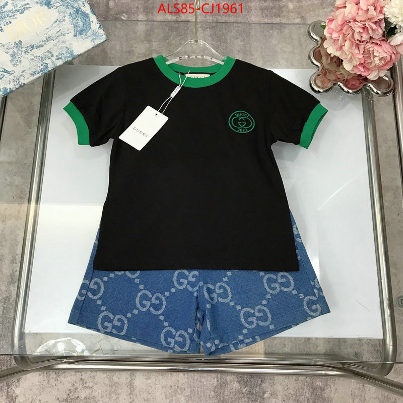 Kids clothing-Gucci luxury fake ID: CJ1961 $: 85USD