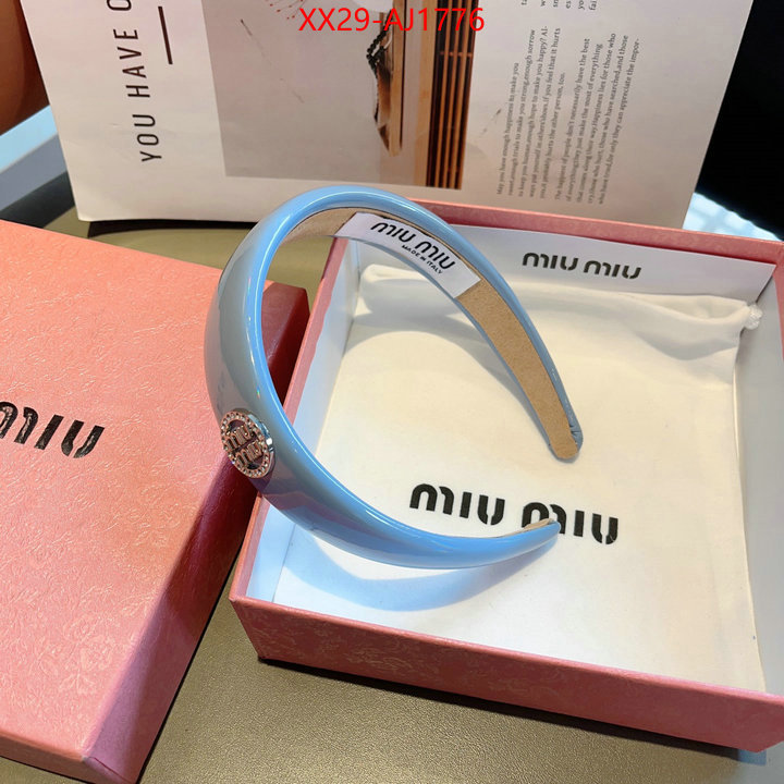 Hair band-MIU MIU find replica ID: AJ1776 $: 29USD