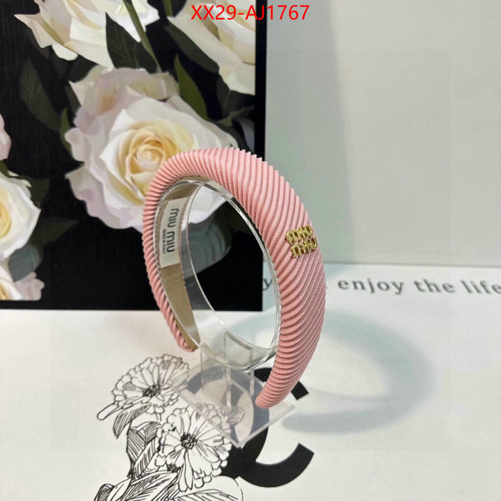 Hair band-MIU MIU replica 2024 perfect luxury ID: AJ1767 $: 29USD