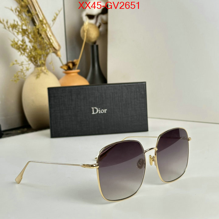 Glasses-Dior where quality designer replica ID: GV2651 $: 45USD