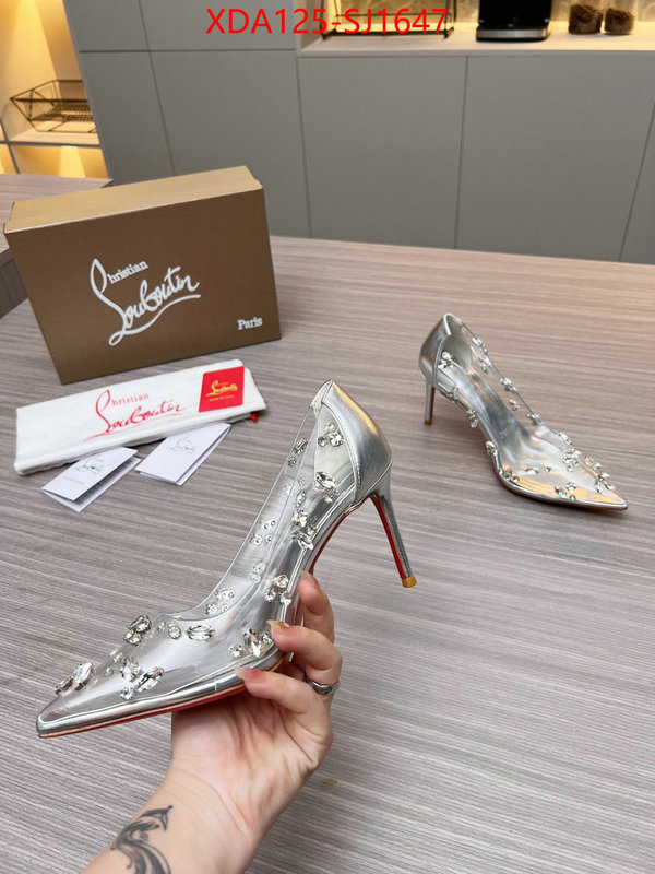 Women Shoes-Christian Louboutin best quality fake ID: SJ1647 $: 125USD