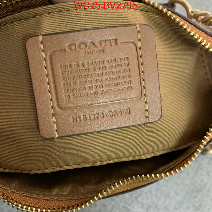 Coach Bags(4A)-Handbag- where to buy fakes ID: BV2795 $: 75USD,