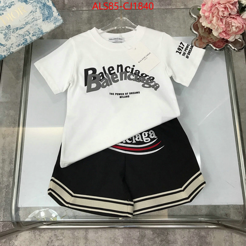 Kids clothing-Balenciaga replica 2024 perfect luxury ID: CJ1840 $: 85USD