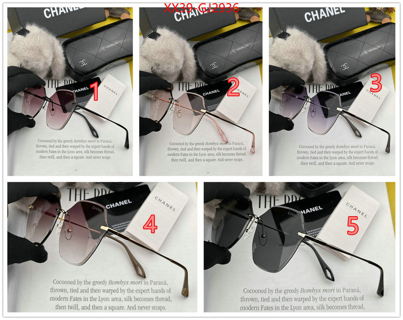 Glasses-Chanel top designer replica ID: GJ2936 $: 39USD