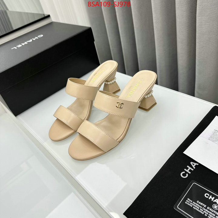 Women Shoes-Chanel luxury shop ID: SJ978 $: 109USD