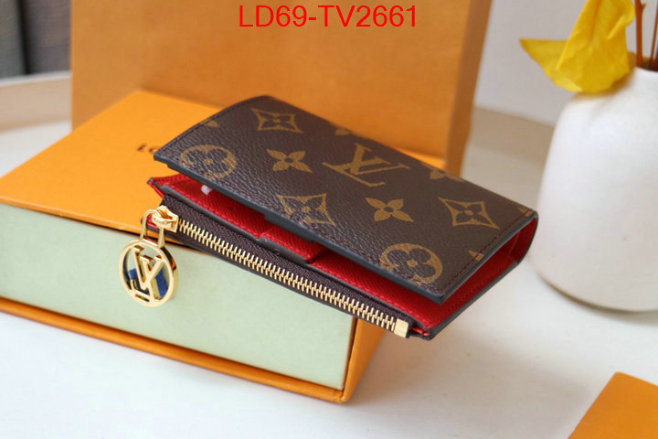 LV Bags(TOP)-Wallet high quality customize ID: TV2661 $: 69USD,