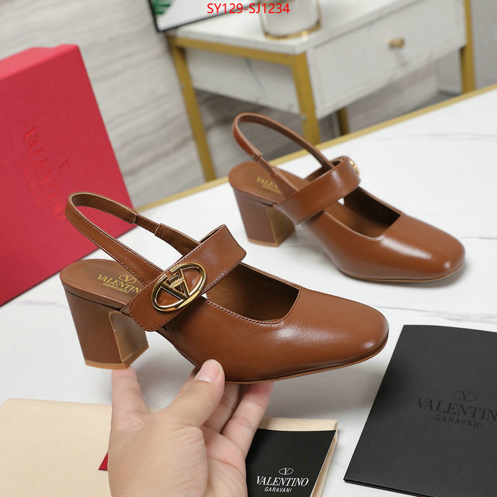 Women Shoes-Valentino replica shop ID: SJ1234 $: 129USD