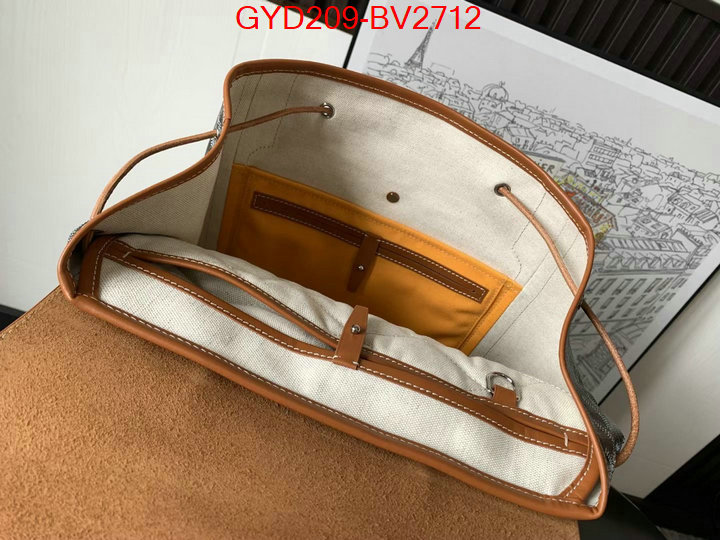 Goyard Bags(TOP)-Backpack- replica us ID: BV2712 $: 209USD,