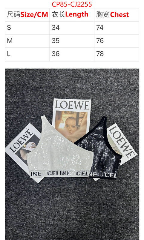 Clothing-Celine 1:1 replica wholesale ID: CJ2255 $: 85USD