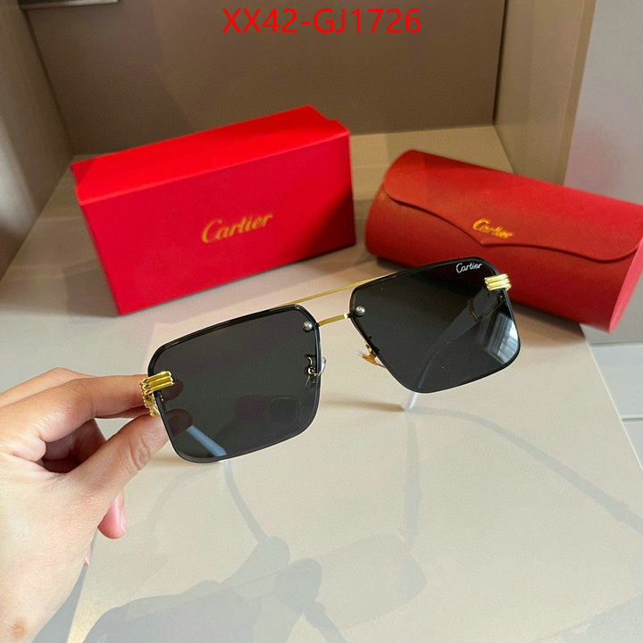 Glasses-Cartier from china 2024 ID: GJ1726 $: 42USD